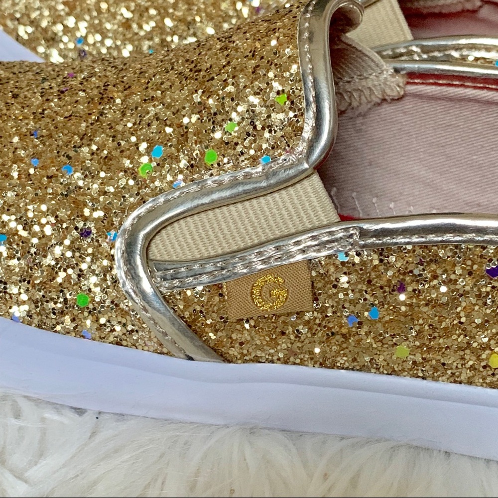 G by Guess Gold Glitter Sneakers - Picture 6 of 6